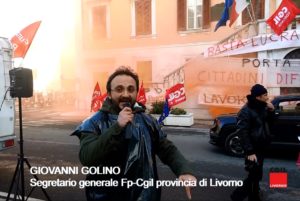 Sciopero lavoratori Aamps, l’intervento video di Giovanni Golino (Fp-Cgil): “Difendere il servizio pubblico e stabilizzare i precari”