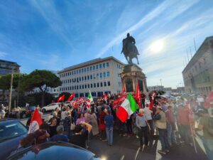 PRESIDIO DAVANTI ALLA PREFETTURA DI LIVORNO CONTRO IL DDL SICUREZZA: FOTO