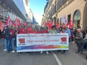 31 OTTOBRE SCIOPERO NAZIONALE SETTORE ISTRUZIONE: FLC-CGIL IN FLASH-MOB A LIVORNO E ALLA MANIFESTAZIONE A FIRENZE